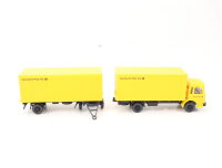 Wiking H0 PMS 66-08 aus Set Modellauto LKW MAN Koffer-Lastzug "Deutsche Post AG"