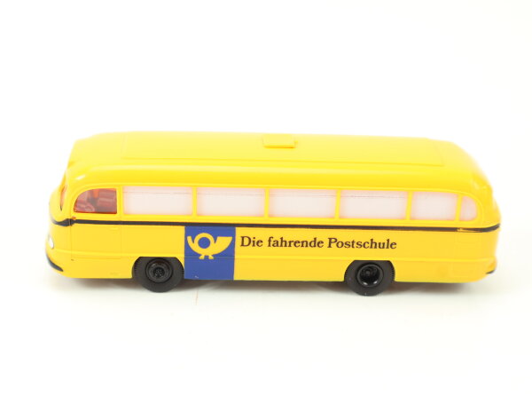 Brekina H0 5208 Modellauto Bus MB O321 "Die Fahrende Postschule" 1:87