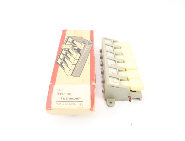 Zeuke TT 5614/545/146 Steuerungszubehör Stellpult Schaltpult Tastenpult / OVP