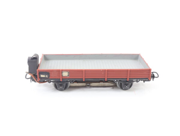 Märklin H0 Güterwagen Niederbordwagen 566-8 mit Schlusslicht