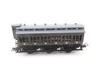 Piko H0 Personenwagen Abteilwagen mit Bremserhaus grün 3. Klasse / Bakelit
