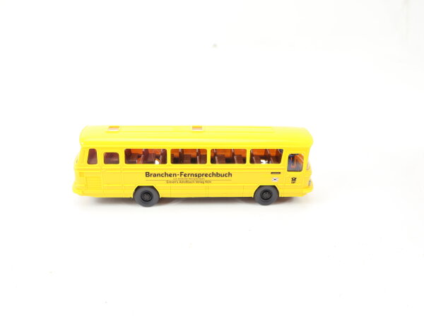 Wiking H0 Modellauto Postbus Mercedes O 302 SoMo "Branchen-Fernsprechbuch" 1:87