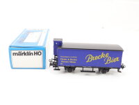 Märklin H0 gedeckter Güterwagen mit Brhs. Bierwagen "Brecke Bier" 513 716 / MHI