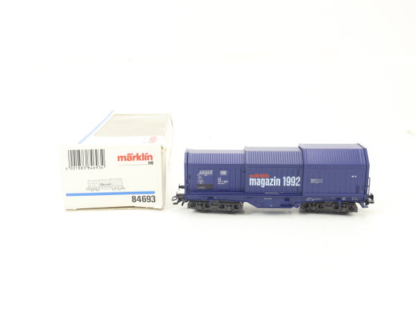 Märklin H0 84693 Güterwagen  Magazin 1992 Teleskophaubenwagen 437 4 289-5 DB NEM