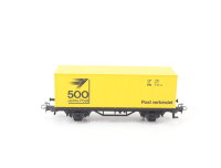 Märklin H0 84419 Güterwagen Containerwagen "500 Jahre Post" Sonderwagen gelb OVP