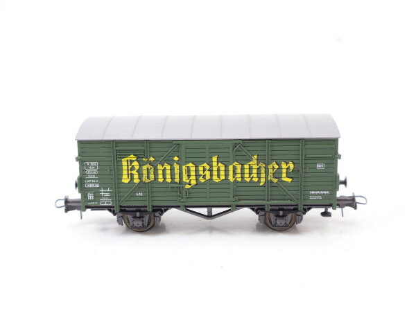 Roco H0 46003 gedeckter Güterwagen Bierwagen G10 "Königsbacher" DB / AC NEM