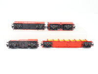 Märklin H0 46220 Güterwagen-Set 4-tlg. u.a. Rungenwagen "DB Cargo" / NEM MHI OVP