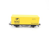 Märklin H0 84419 Güterwagen Containerwagen "500 Jahre Post" Sonderwagen gelb OVP