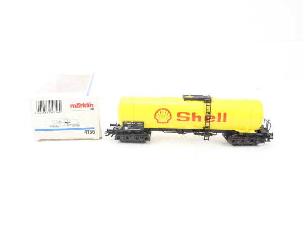 Märklin H0 4756 Güterwagen Kesselwagen 785 3 546-9 "Shell" gelb DB / NEM