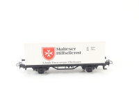 Märklin H0 4481 Güterwagen Containerwagen  "Malteser Hilfsdienst" 12 10304 / OVP