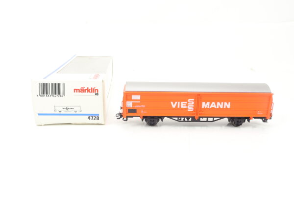 Märklin H0 4728 Güterwagen Schiebewandwagen "Viessmann" 7 292-9 DB / NEM / OVP