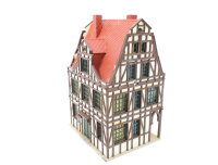 Vollmer H0 19525 Gebäude Stadthaus Altstadthaus mit Ladenzeile