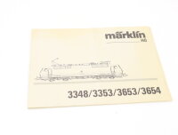 Märklin H0 3348/3353/3653/3664 Beschreibung...