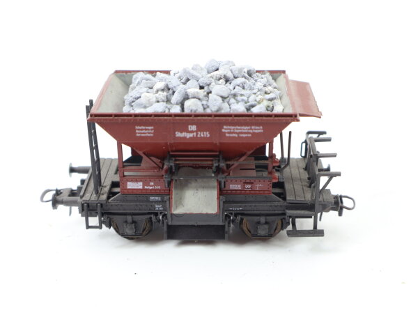 Roco H0 4334A Güterwagen Schotterwagen Talbot mit Ladung Stuttgart 2415 DB / AC