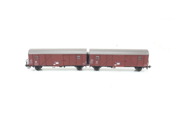 Roco H0 4328 Güterwagen 2-tlg. Leig-Einheit 218 224 / 218 225 DB / AC