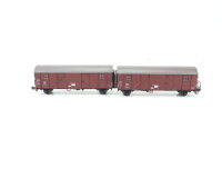 Roco H0 4328 Güterwagen 2-tlg. Leig-Einheit 218 224 / 218 225 DB / AC