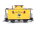 LGB Spur G US Güterwagen Caboose Lake George & Boulder 4065 gelb OVP