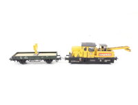 Märklin H0 2x Güterwagen Kranschutzwagen 6709...