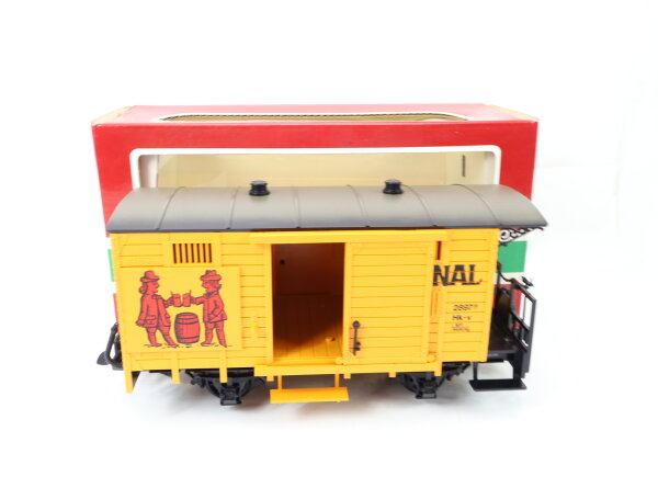 LGB Spur G 4034 gedeckter Güterwagen Bierwagen "Cardinal" 2897 gelb OVP