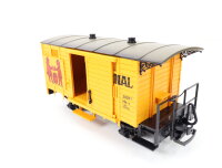 LGB Spur G 4034 gedeckter Güterwagen Bierwagen "Cardinal" 2897 gelb OVP