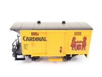 LGB Spur G 4034 gedeckter Güterwagen Bierwagen "Cardinal" 2897 gelb OVP