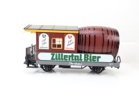 LGB Spur G 3042 Güterwagen Bierwagen Fasswagen "Zillertal Bier" Bi 29 OVP