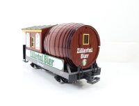 LGB Spur G 3042 Güterwagen Bierwagen Fasswagen "Zillertal Bier" Bi 29 OVP
