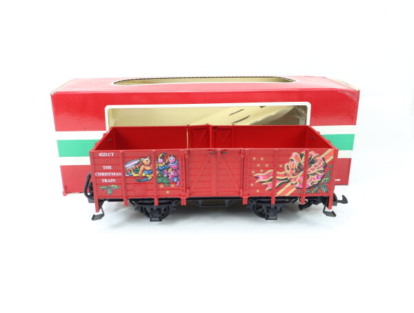 LGB Spur G 4021 CT offener Güterwagen Hochbordwagen "The Christmas Train"