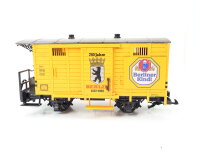 LGB Spur G 4031 B gedeckter Güterwagen Berliner Kindl 750 Jahre Berlin