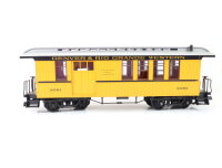 LGB Spur G 3081 Personenwagen US Personenwagen "Denver Rio Grande" gelb