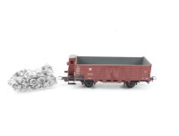 Piko H0 offener Güterwagen Hochbordwagen mit Bremserhaus + Ladung 41-87-14 DR