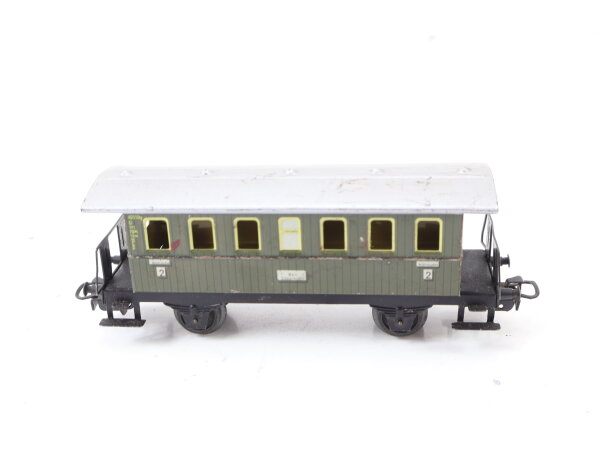 Märklin H0 4040 Personenwagen Donnerbüchse 2. Klasse 4051Stg / Blech