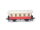 Märklin H0 4107 Personenwagen Länderbahn beige/rot 1:87