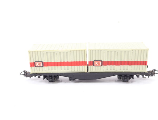 Märklin H0 4664 Güterwagen Containertragwagen mit 2 Container DB 042 0 606-4 DB
