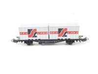Märklin H0 4664 Güterwagen Containertragwagen mit 2 Container SEA 042 0 606-4 DB
