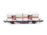 Märklin H0 4664 Güterwagen Containertragwagen mit 2 Container SEA 042 0 606-4 DB