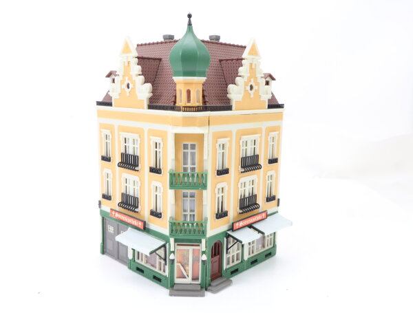 Faller H0 Gebäude Stadthaus Eckhaus Sonnenapotheke / Licht