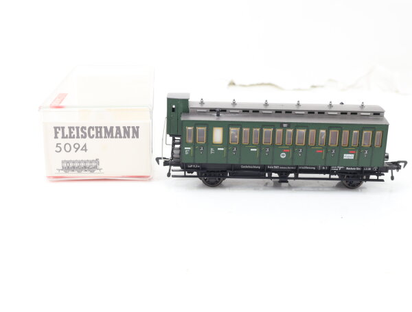 Fleischmann H0 5094 Personenwagen mit Bremserhaus 3. Klasse 1561 DRG