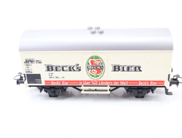 Primex Märklin H0 4548 Güterwagen Bierwagen "Becks Bier" 082 0 785-4 DB