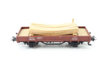 Märklin H0 4423 offener Güterwagen Niederbordwagen mit Ladegut 323 1 791-8 DB