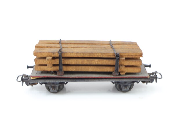 Märklin H0 4665 Güterwagen Langholzwagen mit Holzladung
