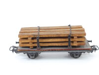 Märklin H0 4665 Güterwagen Langholzwagen mit Holzladung