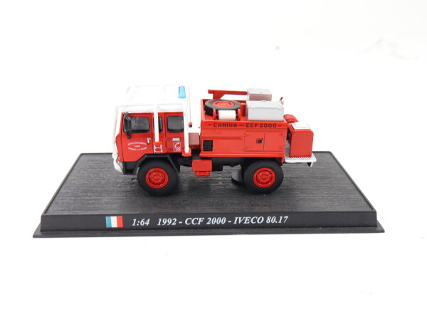Del Prado Modellauto Feuerwehr 1992 - CCF 200 - IVECO 80.17 Einsatzfahrzeug 1:64