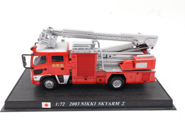 Del Prado Modellauto Feuerwehr 2003 Nikki Skyarm Japanisches Einsatzfahrzeug