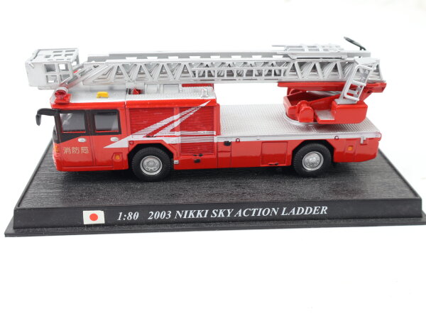 Del Prado Modellauto Feuerwehr 2003 Nikki Sky Action Ladder Japan