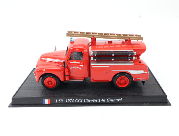 Del Prado Modellauto Feuerwehr 1974 CCI Citroen T46 Guinard Frankreich