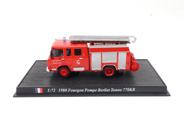 Del Prado Modellauto Feuerwehr 1980 Fourgon Pompe Berliet Tonne 77KB Frankreich