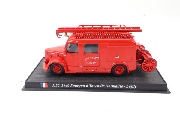 Del Prado Modellauto Feuerwehr 1946 Fourgon dÌncendie - Laffly Frankreich 1:50