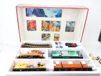 LGB Spur G 70991 Startset 21-tlg. "Bauzug" mit Schienenkreis und Trafo / OVP