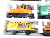 LGB Spur G 70991 Startset 21-tlg. "Bauzug" mit Schienenkreis und Trafo / OVP